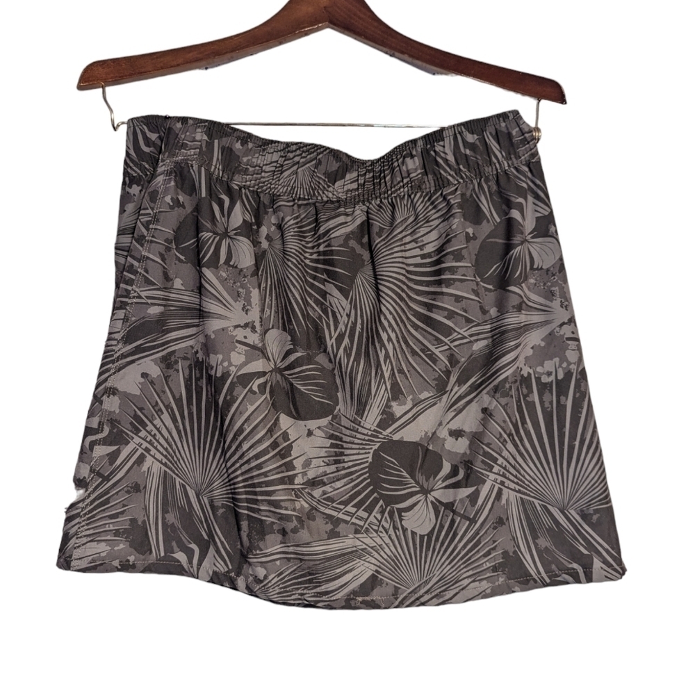 🩶 Gerry L tennis sport shorts skort women's  large floral Pickle Ball Golf